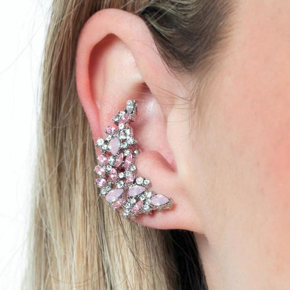 Paparazzi Jewelry Accessories -Prismatically Panoramic - Pink Earrings - Vintage